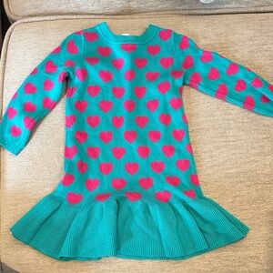 Posh Peanut queen of hearts sweater dress